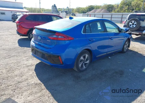 2017 Hyundai Ioniq Hybrid Sel from USA, damaged, VIN KMHC75LC8HU040029